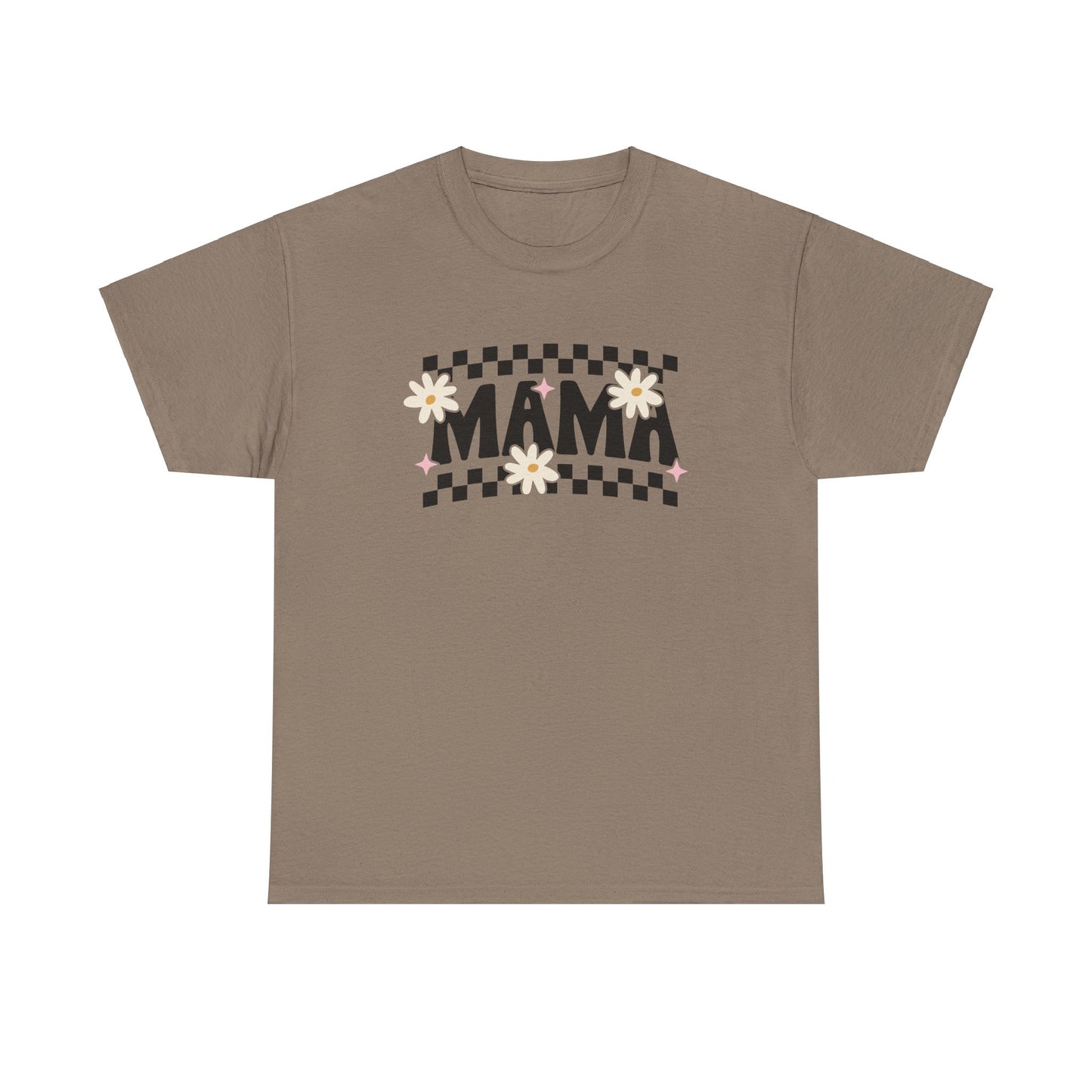 Checkered Mama Tee