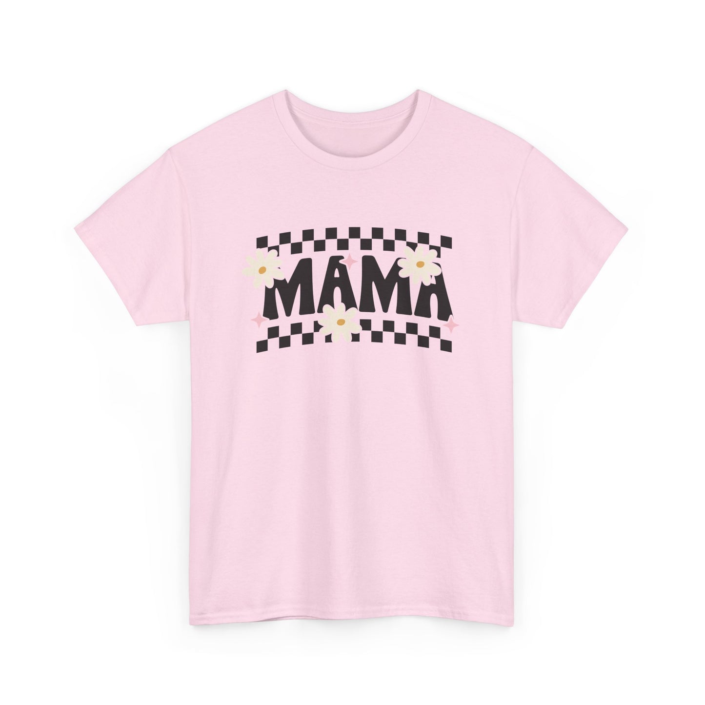 Checkered Mama Tee