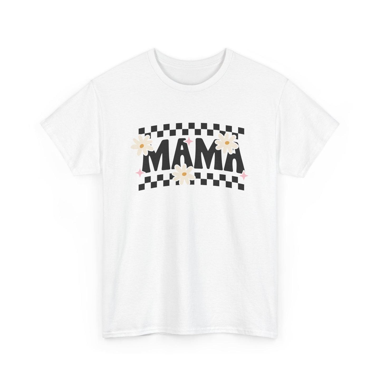 Checkered Mama Tee