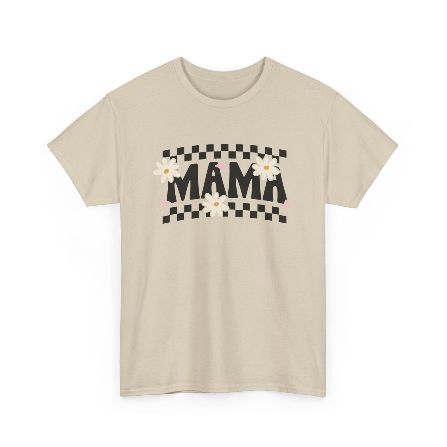 Checkered Mama Tee