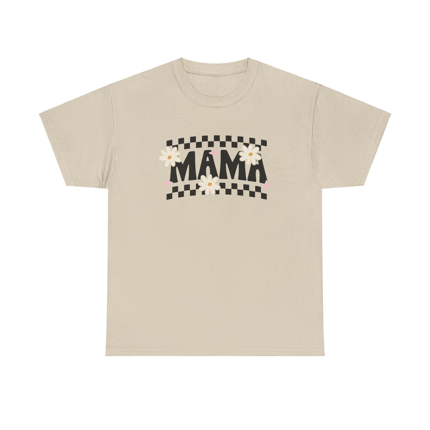 Checkered Mama Tee