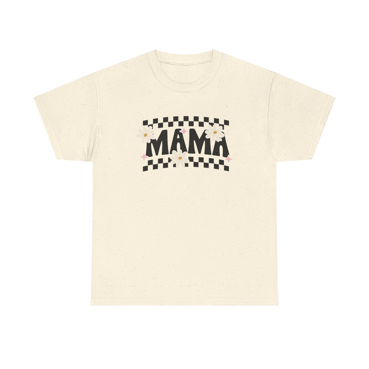 Checkered Mama Tee